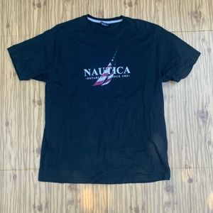 Nautical black t shirt men size large